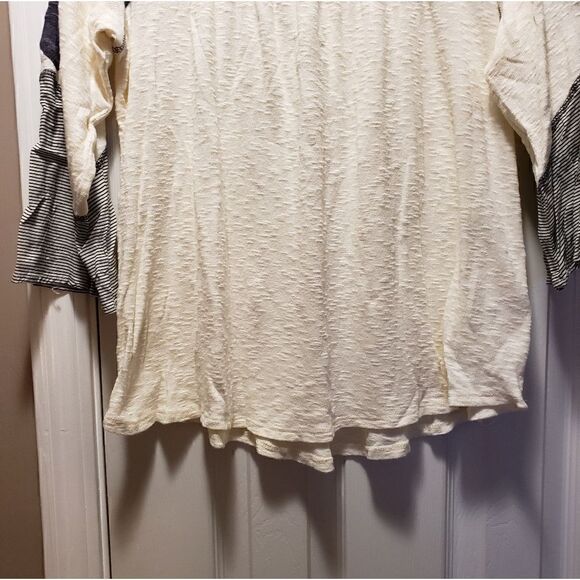 Maurices Colorblock Woven Stripe Top - Picture 5 of 11